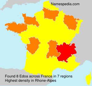 Surname Edoa in France Surname Edoa in France