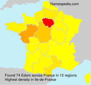 Surname Edom in France Surname Edom in France