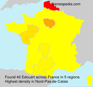 Surname Edouart in France Surname Edouart in France