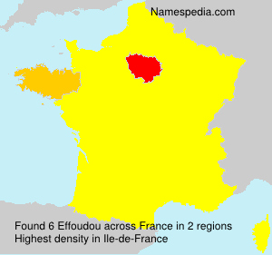 Surname Effoudou in France