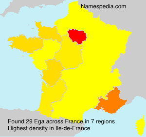 Surname Ega in France Surname Ega in France