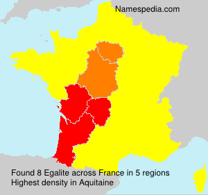 Surname Egalite in France Surname Egalite in France