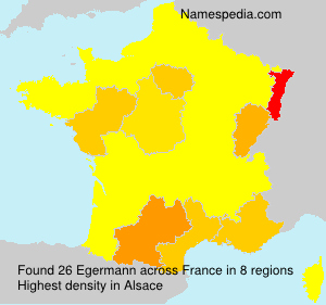 Surname Egermann in France Surname Egermann in France