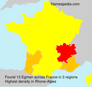 Surname Egman in France Surname Egman in France