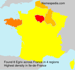 Surname Egrix in France Surname Egrix in France