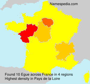 Surname Egue in France Surname Egue in France