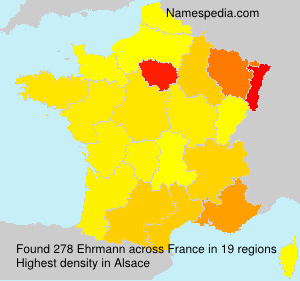 Surname Ehrmann in France Surname Ehrmann in France