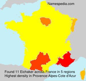 Surname Eichaker in France Surname Eichaker in France