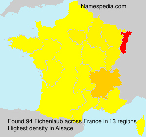 Surname Eichenlaub in France Surname Eichenlaub in France
