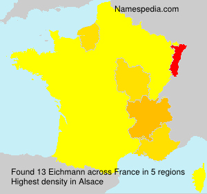 Surname Eichmann in France Surname Eichmann in France