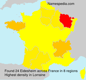 Surname Eidesheim in France Surname Eidesheim in France