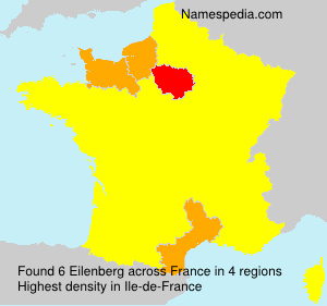 Surname Eilenberg in France Surname Eilenberg in France