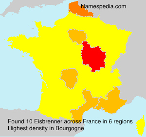 Surname Eisbrenner in France Surname Eisbrenner in France