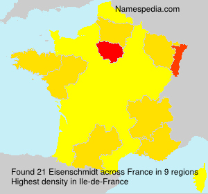 Surname Eisenschmidt in France Surname Eisenschmidt in France