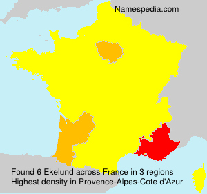 Surname Ekelund in France Surname Ekelund in France