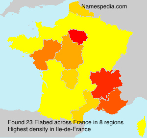 Surname Elabed in France Surname Elabed in France