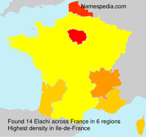 Surname Elachi in France Surname Elachi in France