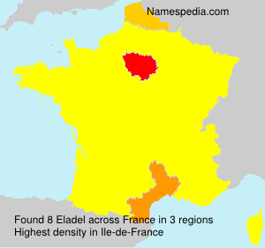 Surname Eladel in France Surname Eladel in France