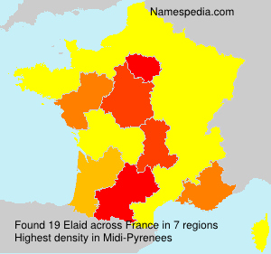 Surname Elaid in France Surname Elaid in France