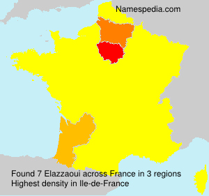 Surname Elazzaoui in France Surname Elazzaoui in France