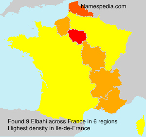 Surname Elbahi in France Surname Elbahi in France