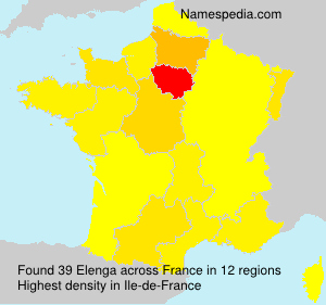 Surname Elenga in France Surname Elenga in France
