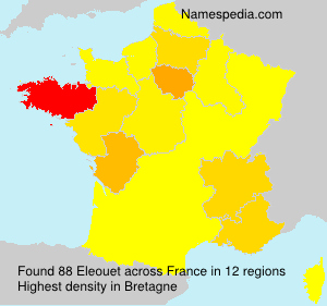 Surname Eleouet in France Surname Eleouet in France