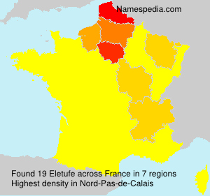 Surname Eletufe in France Surname Eletufe in France