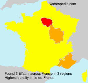 Surname Elfatmi in France Surname Elfatmi in France