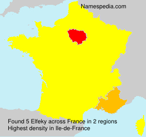 Surname Elfeky in France Surname Elfeky in France