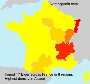 Surname Elger in France Surname Elger in France