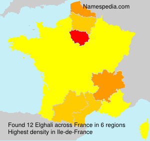 Surname Elghali in France Surname Elghali in France