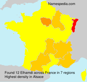 Surname Elhamdi in France Surname Elhamdi in France