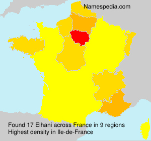 Surname Elhani in France Surname Elhani in France