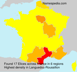 Surname Elices in France Surname Elices in France