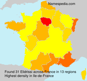 Surname Elidrissi in France Surname Elidrissi in France