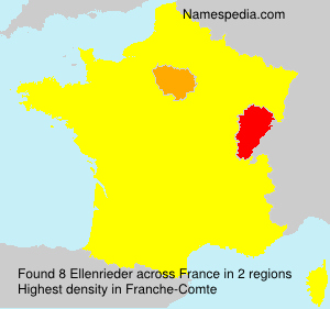 Surname Ellenrieder in France Surname Ellenrieder in France