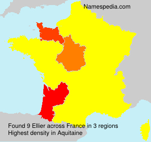 Surname Ellier in France Surname Ellier in France