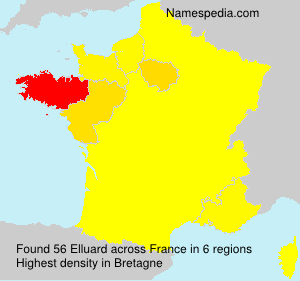 Surname Elluard in France