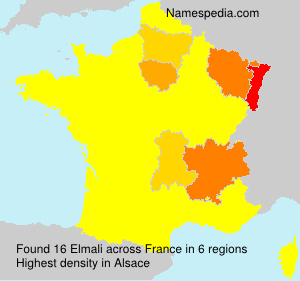 Surname Elmali in France Surname Elmali in France