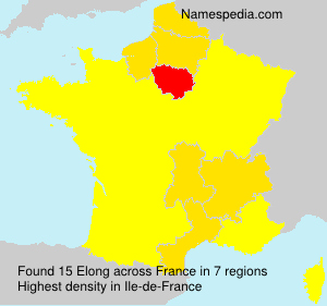Surname Elong in France Surname Elong in France