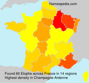 Surname Elophe in France Surname Elophe in France