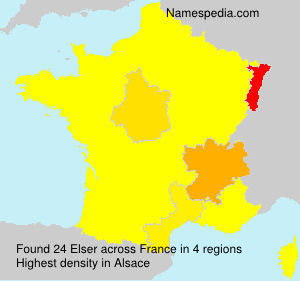 Surname Elser in France Surname Elser in France