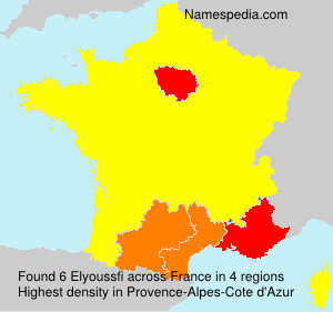Surname Elyoussfi in France Surname Elyoussfi in France