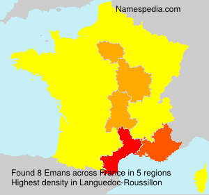 Surname Emans in France Surname Emans in France