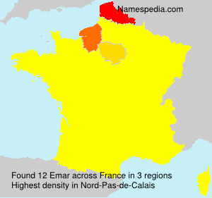 Surname Emar in France Surname Emar in France