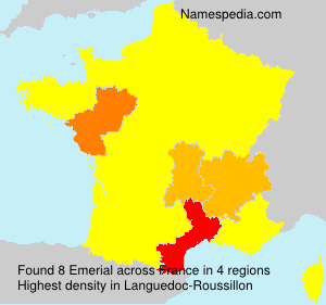 Surname Emerial in France Surname Emerial in France