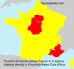Surname Eminente in France Surname Eminente in France