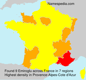 Surname Emiroglu in France Surname Emiroglu in France