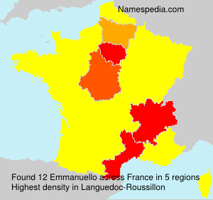 Surname Emmanuello in France Surname Emmanuello in France